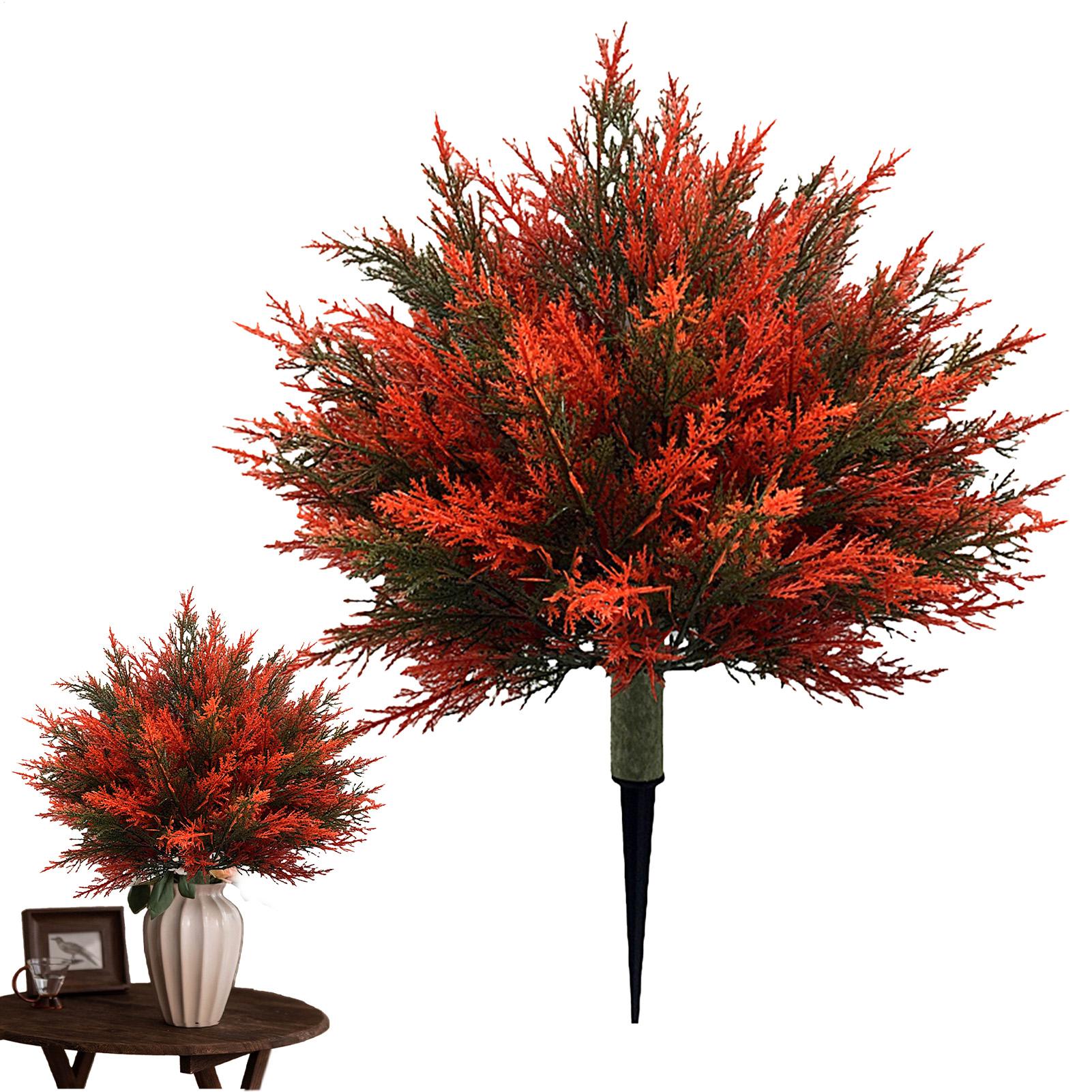 Bonsai Garden Backyard - Plantas Artificiales para Exteriores con Estacas,