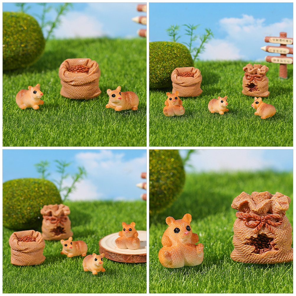 1 Set de Adornos de Resina con - Bonsai Garden Backyard reseña y precio