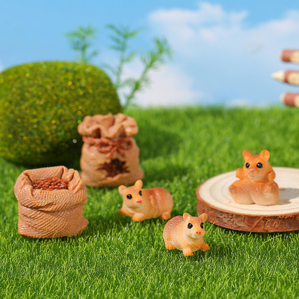 1 Set de Adornos de Resina con - Bonsai Garden Backyard reseña y precio