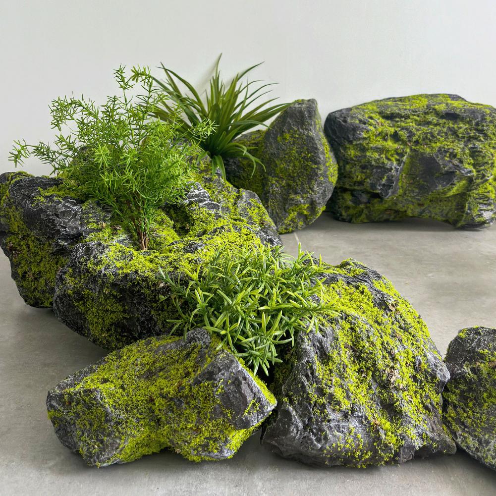 Rocas de Musgo Artificial para - Bonsai Garden Backyard reseña y precio