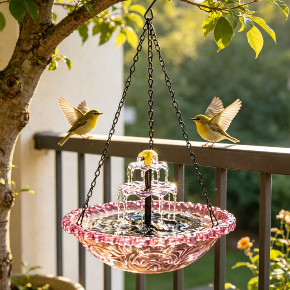 Bebedero para Pájaros Colgante - Bonsai Garden Backyard reseña y precio