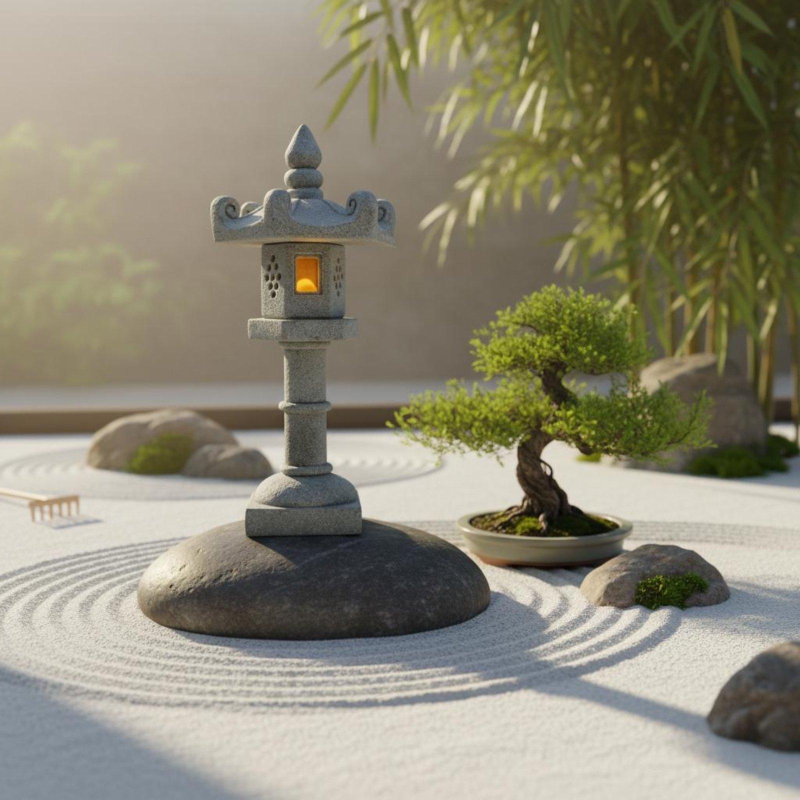 Farol de Jardinería, Farol Jap - Us Bonsai Garden reseña y precio
