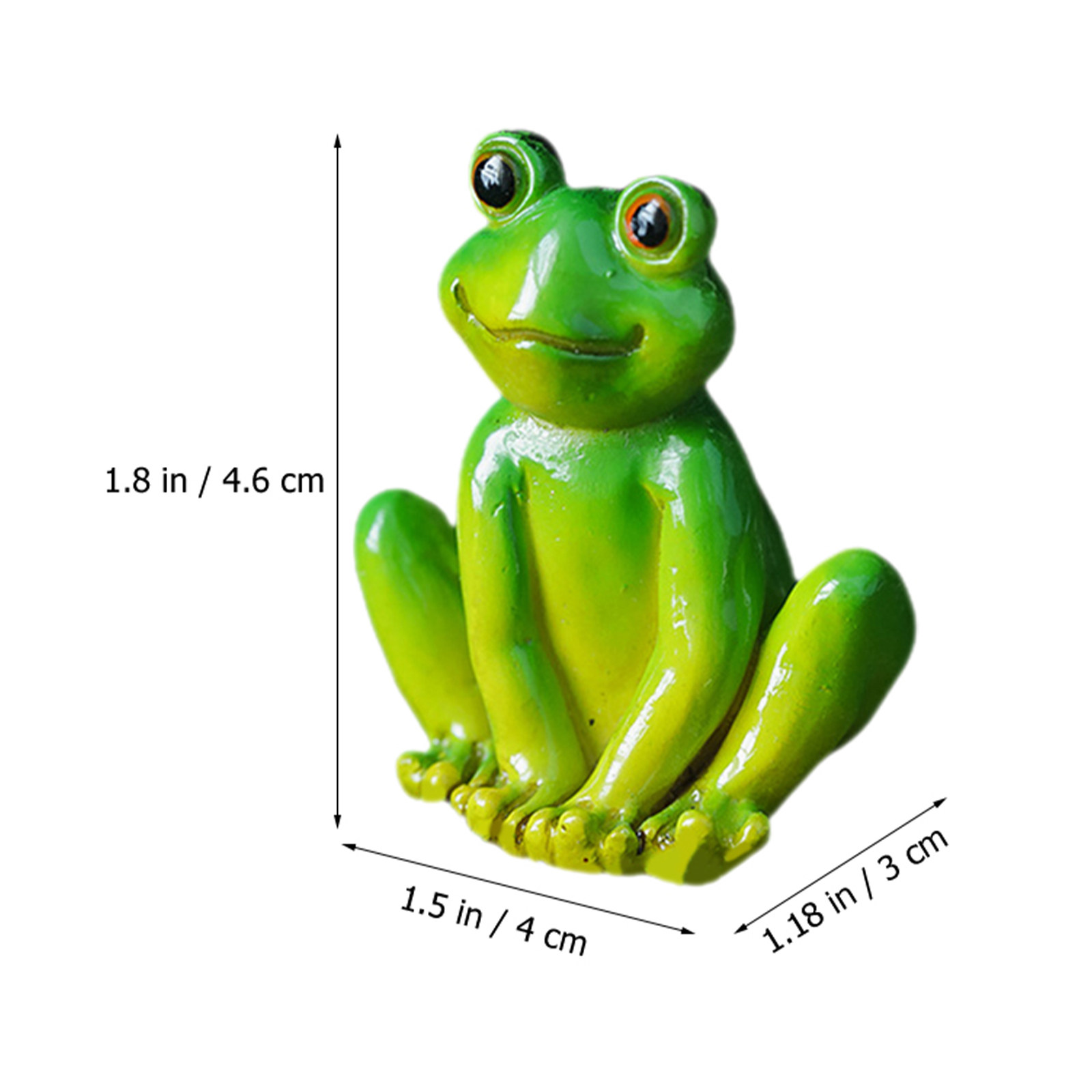 4 piezas de mini ranas de resi - Bonsai Garden Backyard reseña y precio