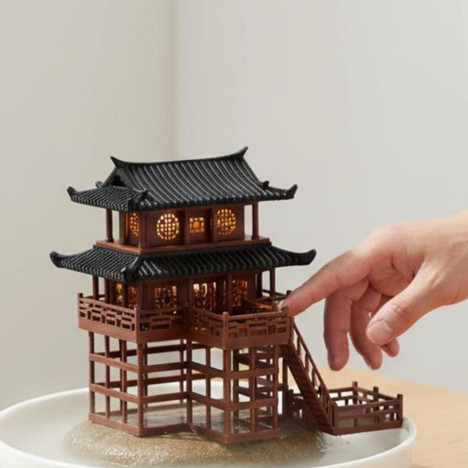 Miniatura de Pagoda de Plástic - Us Bonsai Garden reseña y precio